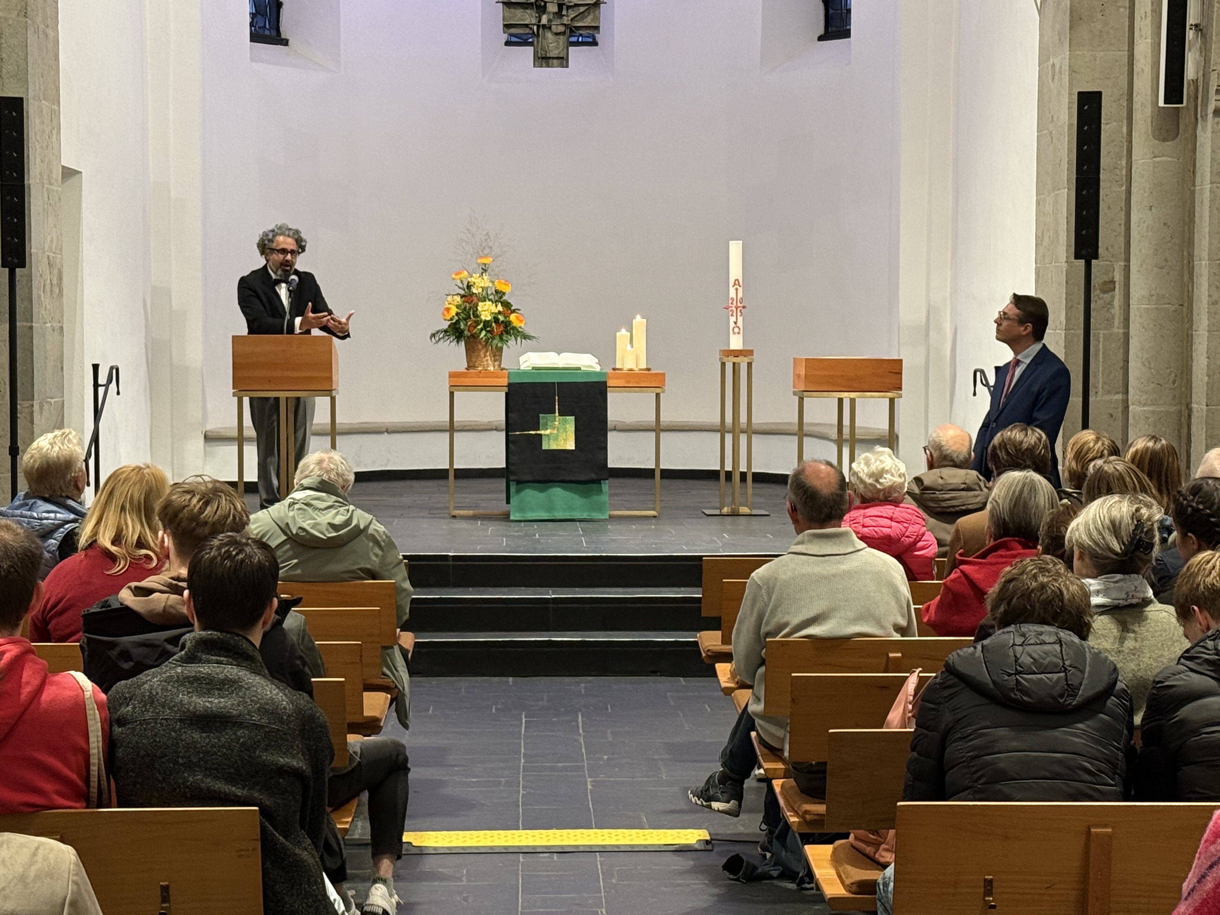 Karimi in der Reforamrionskirche