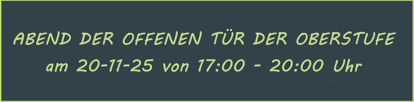 Abend der offenen Tür der Oberstufe